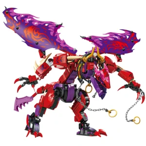 Klocki Zestaw NINJAGO Smok Chaosu Kielogrzmot 668szta