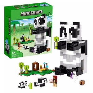 Klocki Zestaw MINECRAFT Rezerwat Pandy 553szt