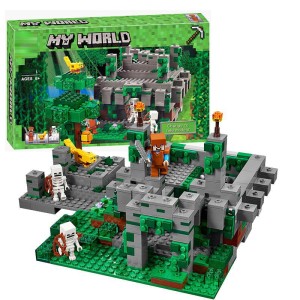 Klocki Zestaw MINECRAFT Swiątynia W Jungli 598szt