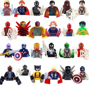 Zabawka Klocki Figurki Marvel Avengers Zestaw 24szt