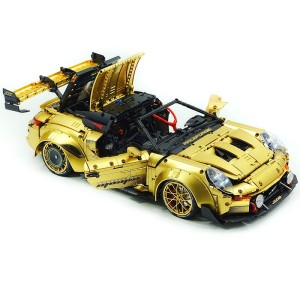 Zabawka Klocki Technic Auto Złote Porsche 911 3824szt 1:8