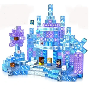  200szt Klocki Magnetyczne Minecraft Ogromny Zestaw