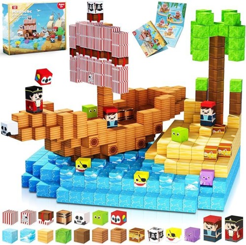 300szt Klocki Magnetyczne Minecraft Ogromny Zestaw