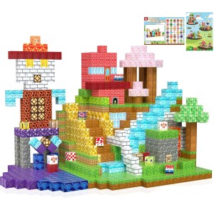  300szt Klocki Magnetyczne Minecraft Ogromny Zestaw 