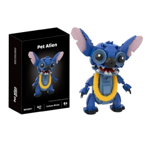 Zabawka Figurka Klocki Stitch Stich 327szt 24cm 