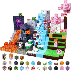  300szt Klocki Magnetyczne Minecraft Ogromny Zestaw 