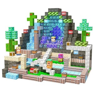 100szt Klocki Magnetyczne Minecraft Ogromny Zestaw 