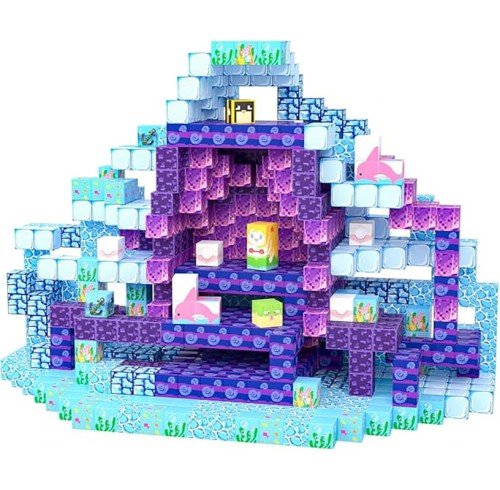 100szt Klocki Magnetyczne Minecraft Ogromny Zestaw