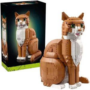 Klocki Zabawka Zestaw Rudy Kot 1755szt