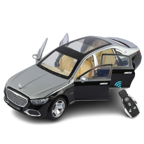 Model kolekcjonerski Maybach S680 1:24 metalowy samochód dźwięk światło