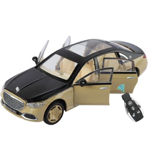 Model kolekcjonerski Maybach S680 1:24 metalowy samochód dźwięk światło