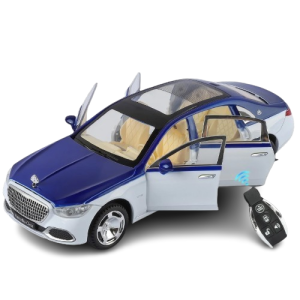 Model Maybach S680 1:24 dźwięk światła kluczyk 6 otwieranych elementów 