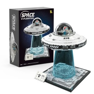 Klocki konstrukcyjne kosmiczne ufo statek obcych zestaw 601 elementów