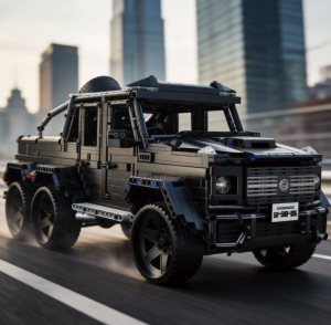 Klocki techniczne auto terenowe Mercedes G klasa 6x6 1900 elementów