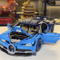 Zestaw Klocków Bugatti Chiron Niebieskie Superauto 3599 elementów