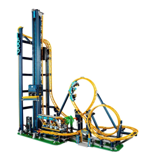 Klocki Kolejka Górska Park Rozrywki Rollercoaster 3756szt Duży Model
