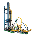 Klocki Kolejka Górska Park Rozrywki Rollercoaster 3756szt Duży Model
