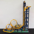 Klocki Kolejka Górska Park Rozrywki Rollercoaster 3756szt Duży Model