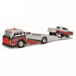 Zestaw Model Auto Klasyk + Laweta Skala 1:64