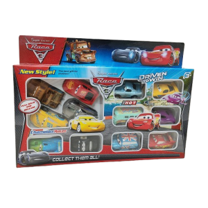 Zestaw 12 Aut Disney Zygzak Mcqueen Zabawka