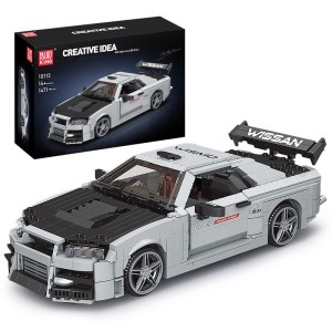 Zestaw Klocki Auto Technic Skyline R34 Drift 1471 szt